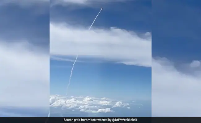 Chandrayaan-3 Lift-Off Recorded From Plane Window, Spectacular Video Goes Viral
